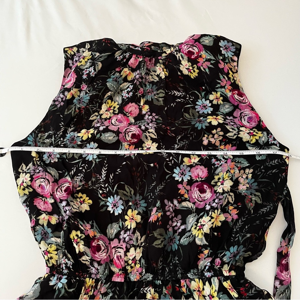 Yumi Kim Black Floral Kiss Me Mini Dress Size XS - Picture 6 of 12
